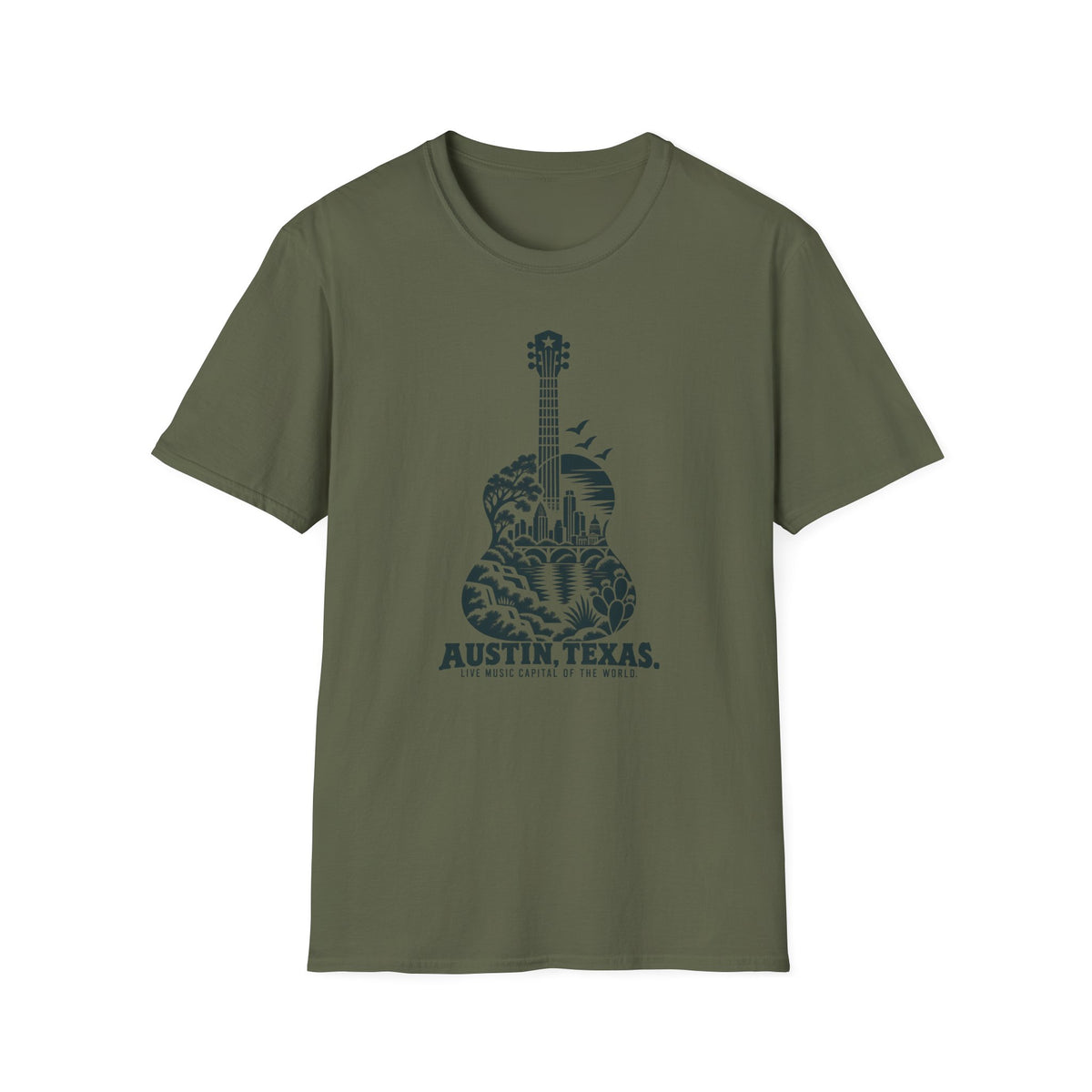 Austin Guitar T-Shirt – Classic Tee
