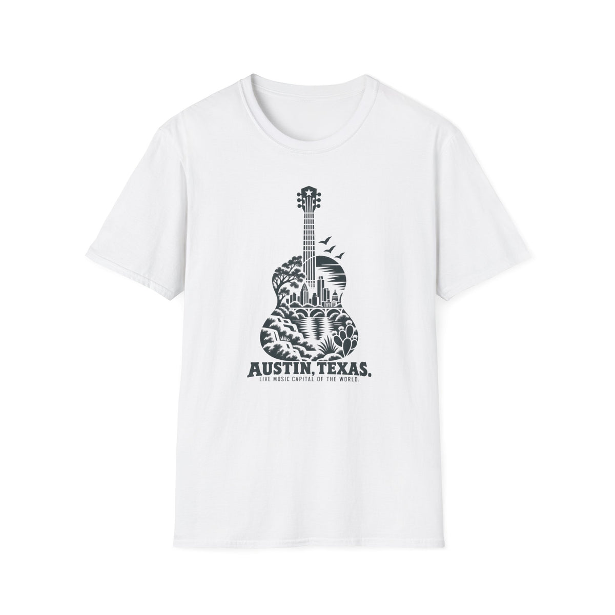 Austin Guitar T-Shirt – Classic Tee