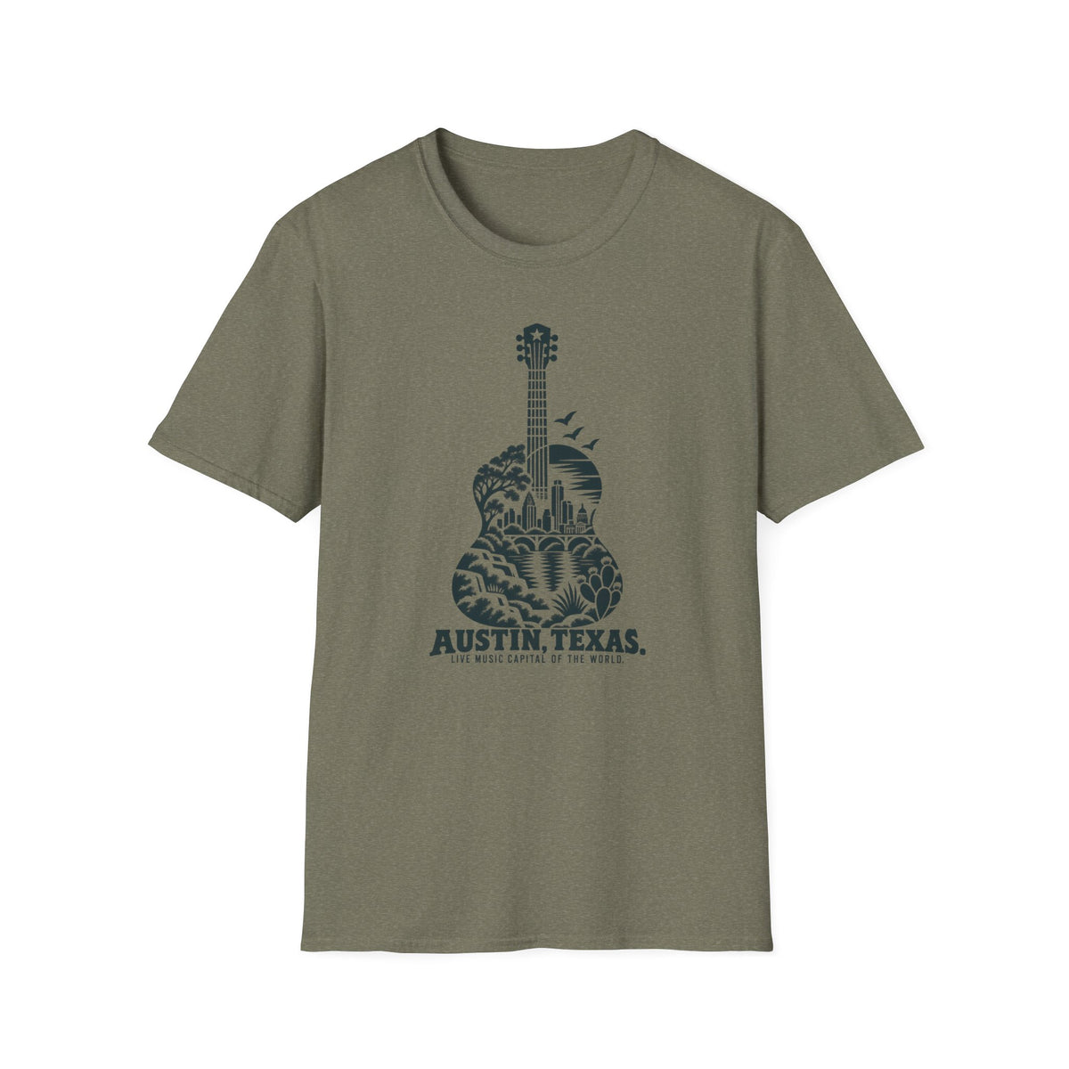 Austin Guitar T-Shirt – Classic Tee