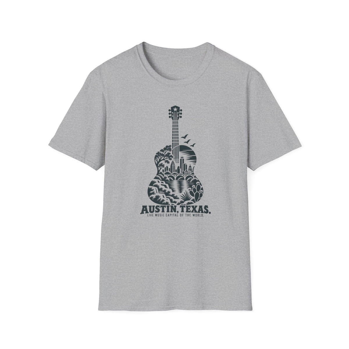 Austin Guitar T-Shirt – Classic Tee