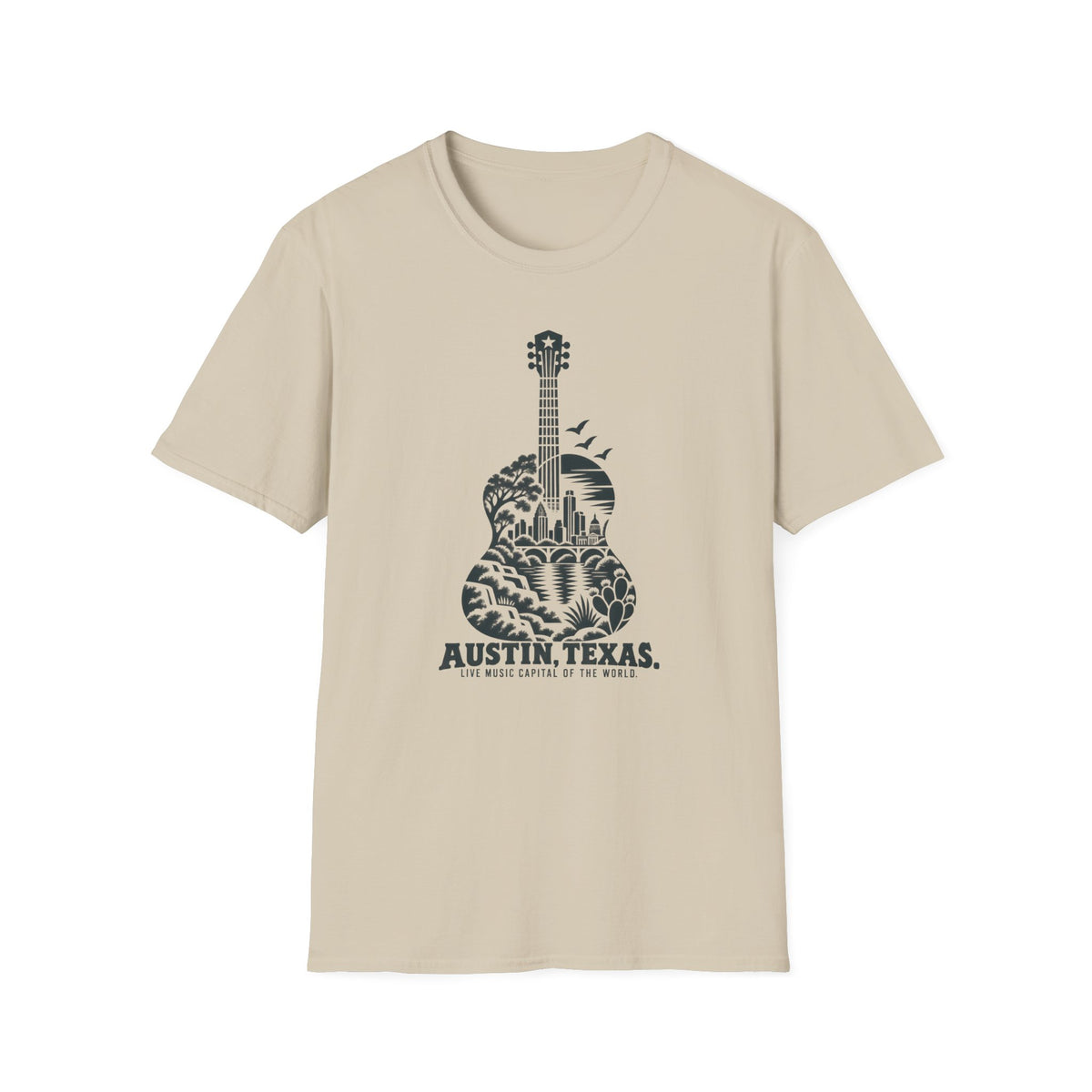 Austin Guitar T-Shirt – Classic Tee