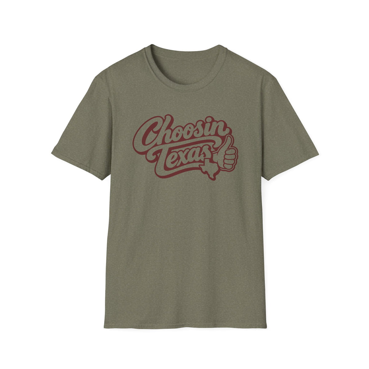 Choosin Texas Maroon T-Shirt – Classic Tee