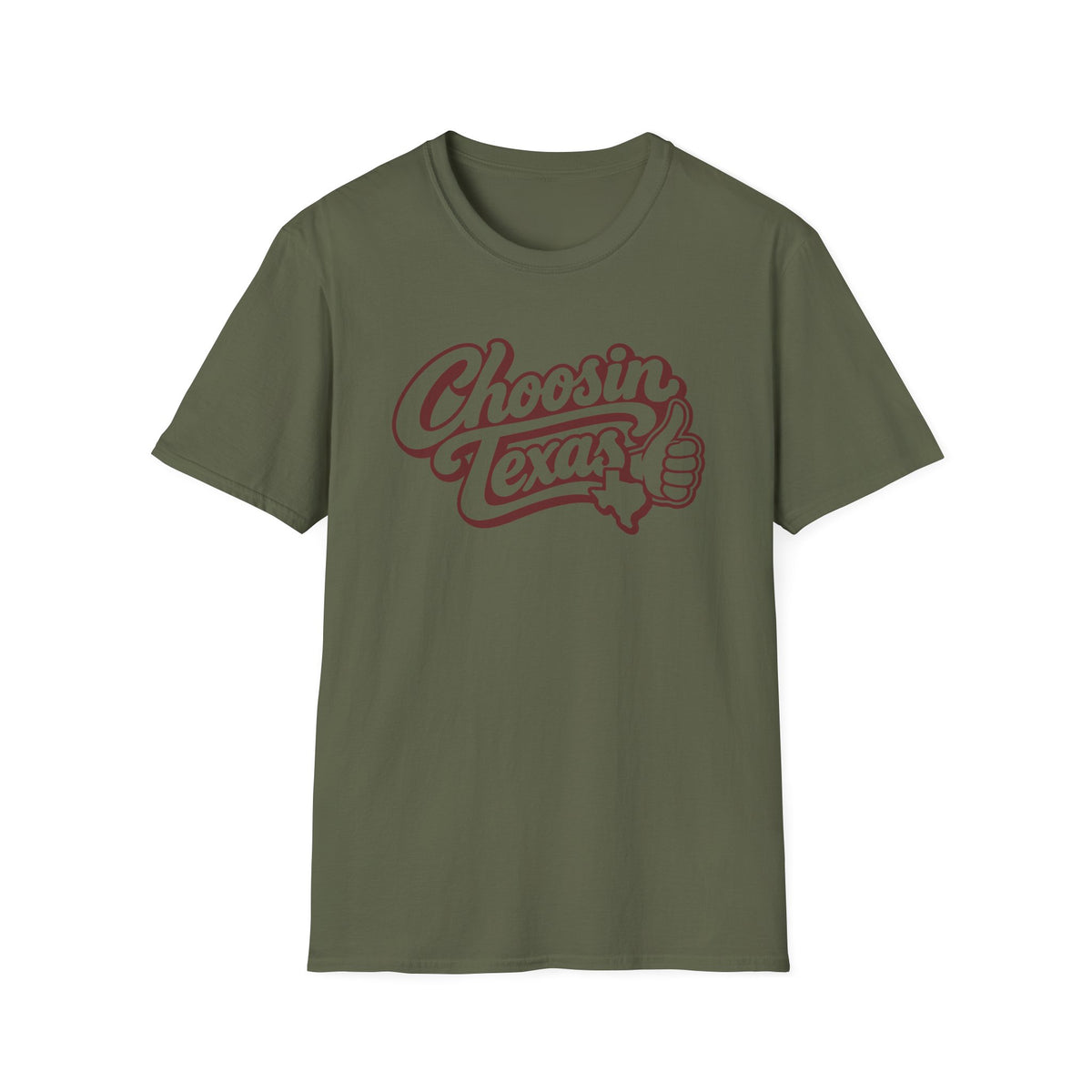 Choosin Texas Maroon T-Shirt – Classic Tee
