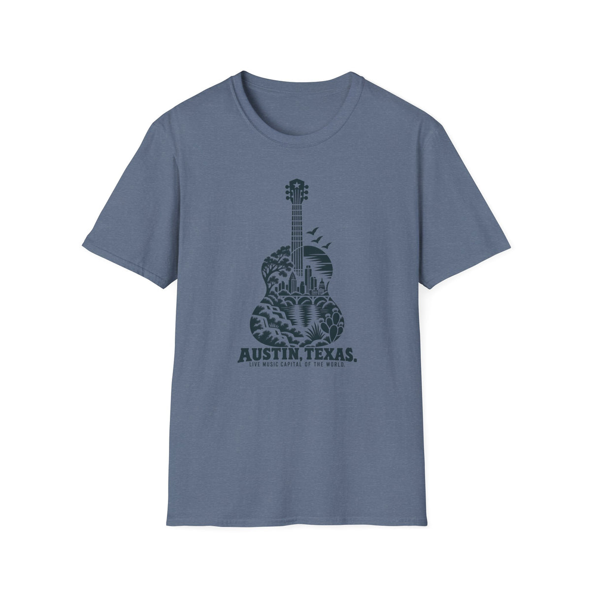 Austin Guitar T-Shirt – Classic Tee