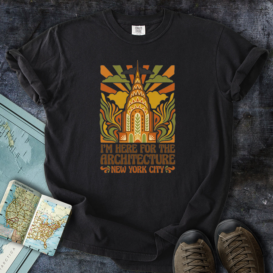 New York City Architecture Chrysler Building T-Shirt