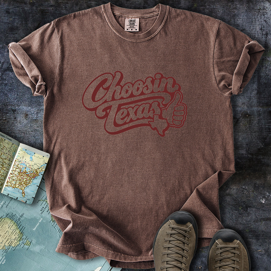 Choosin Texas Maroon T-Shirt