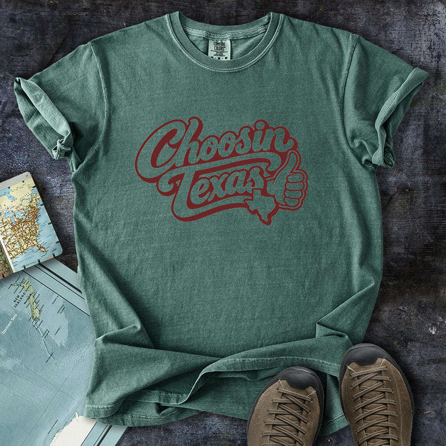 Choosin Texas Maroon T-Shirt