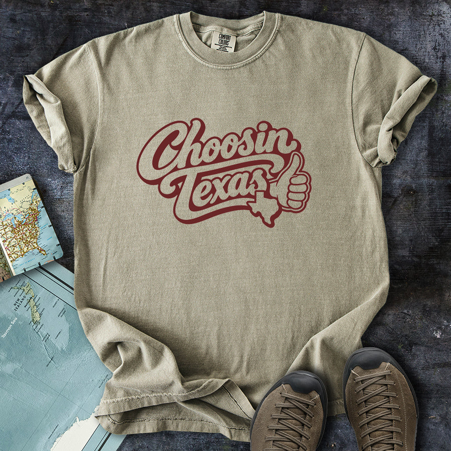 Choosin Texas Maroon T-Shirt